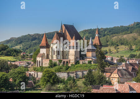 Rumänien, Sibiu Grafschaft, Birthälm Stadt, befestigte Kirche von Birthälm, Weltkulturerbe, Stockfoto