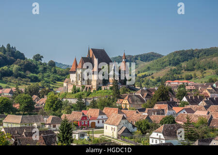 Rumänien, Sibiu Grafschaft, Birthälm Stadt, befestigte Kirche von Birthälm, Weltkulturerbe, Stockfoto