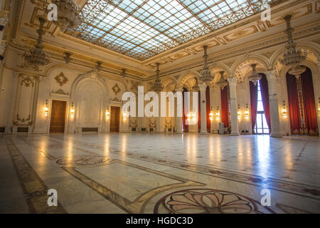 Rumänien, Bukarest Stadt, Parlamentsgebäude, Innenraum Stockfoto