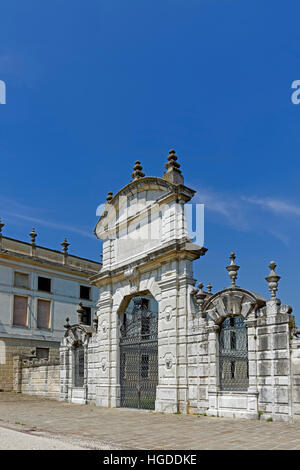 Museo Nazionale di Villa Pisani, Mauer, Tor Stockfoto