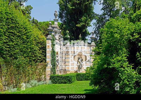 Museo Nazionale di Villa Pisani, Parken Stockfoto