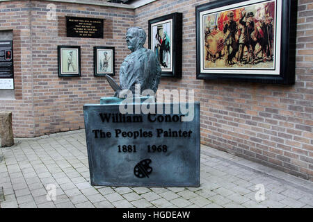 Conors Ecke auf der Shankill Road in West Belfast Stockfoto