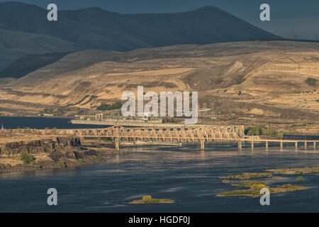 The Dalles, Oregon Columbia river Stockfoto