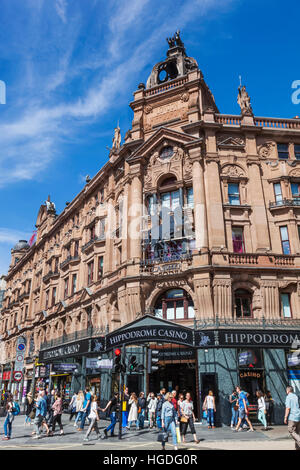 England, London, Leicester Square, Hippodrome Casino Stockfoto