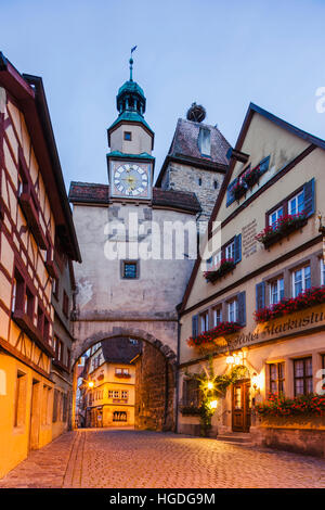 Deutschland, Bayern, Romantische Straße, Rothenburg-ob-der-Tauber