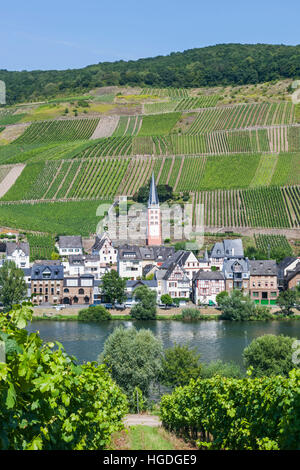 Deutschland, Rheinland-Pfalz, Mosel, Zell am See Stockfoto