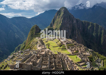 Inka-Stätte Machu Picchu, Stockfoto