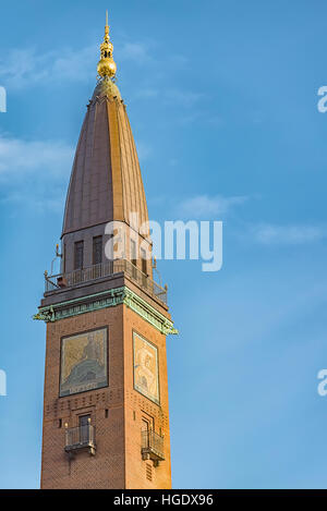 Scandic Palace Hotel ist ein Wohnhotel am Rathausplatz in Kopenhagen, Dänemark. Stockfoto