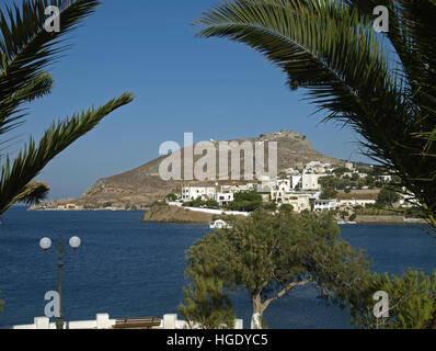 Agia Marina Leros Insel Dodekanes Griechenland Stockfoto