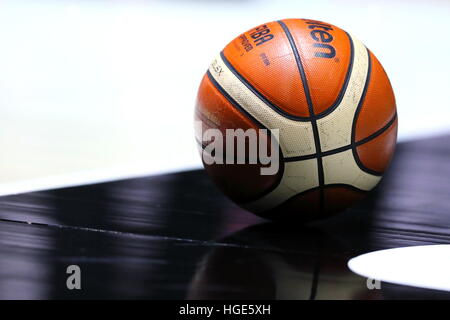 Tokio, Japan. 7. Januar 2017. Basketball-Basketball: Alle Japan Basketball Weltmeisterschaft 2017 Frauen Halbfinalspiel zwischen Chanson V-Magic 57-64 FUJITSU RedWave 1. Yoyogi-Gymnasiums in Tokio, Japan. © AFLO SPORT/Alamy Live-Nachrichten Stockfoto