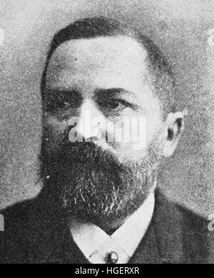 Friedrich Hermann Otto Finsch, 8. August 1839 - 31. Januar 1917, war ein deutscher Ethnograph, Naturforscher und kolonialen Explorer, Reproduktion eines Fotos aus dem Jahr 1895, digital verbessert Stockfoto