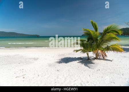 Saracen Bay Beach, Koh Rong Sanloem Island, Sihanoukville, Kambodscha, Asien Stockfoto