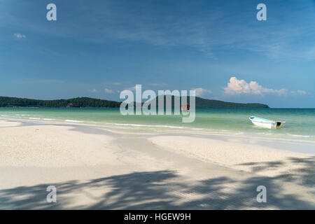 Saracen Bay Beach, Koh Rong Sanloem Island, Sihanoukville, Kambodscha, Asien Stockfoto