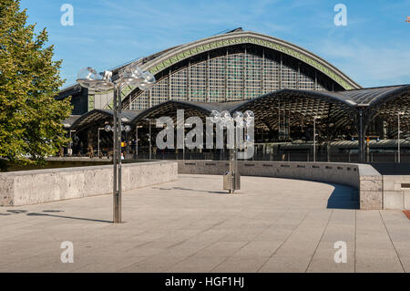 Köln Hauptbahnhof, vom Dom, NRW, Deutschland Stockfoto