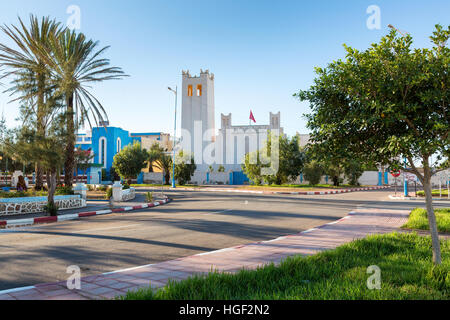 Die Stadt Sidi Ifni an der atlantischen Küste von Marokko. Stockfoto