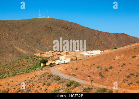 Die Berge über Sidi Ifni im südwestlichen Teil von Marokko Stockfoto