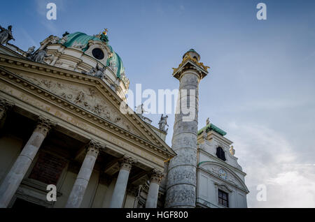 Saint Charles Borromeo Kirche in Wien, Österreich. Stockfoto