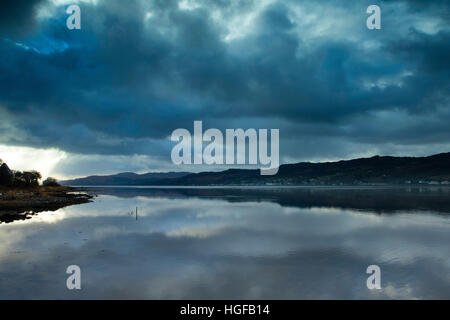 Loch Gilp von Lochgilphead, Argyll & Bute Stockfoto