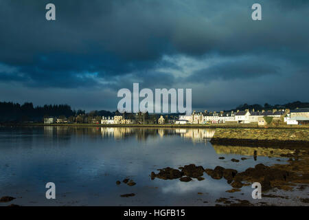 Lochgilphead und Loch Gilp, Argyll & Bute Stockfoto