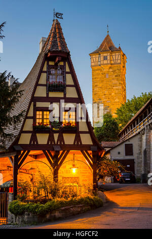 Rothenburg Ob der Tauber, Bayern Stockfoto