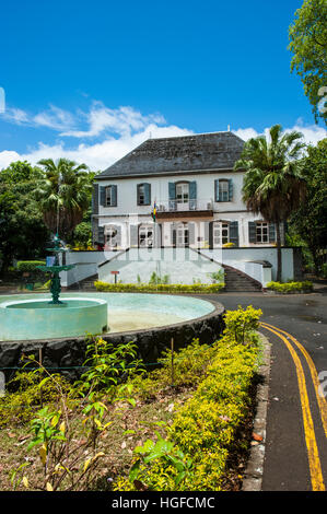 Das historische und Marine Museum in Mahébourg, Mauritius. Stockfoto