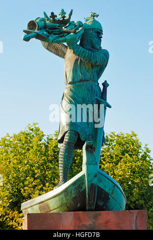 Hagen-Denkmal in Worms, Rheinland-Pfalz Stockfoto