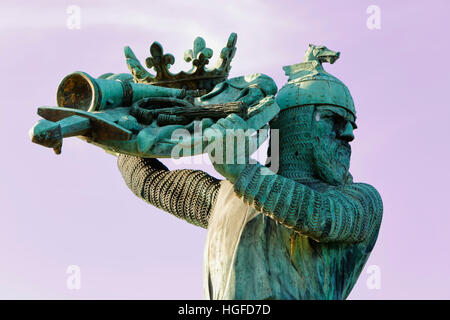 Hagen-Denkmal in Worms, Rheinland-Pfalz Stockfoto