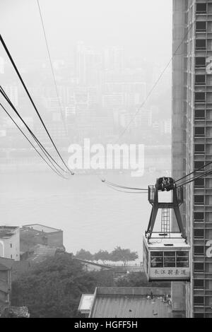 Seilbahn in Chongqing, China Stockfoto