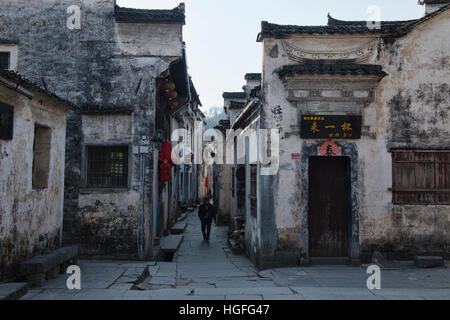 Leben in das alte Dorf von Xidi, Anhui, China Stockfoto