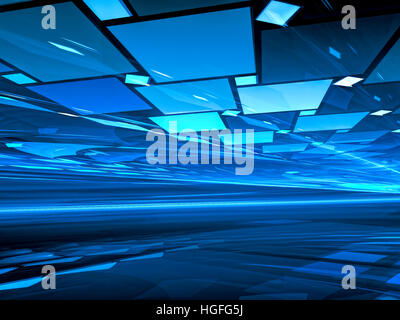 Kachelhintergrund - abstrakt Digital erzeugte Bild Stockfoto