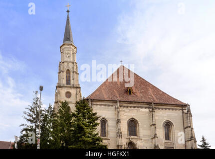 Die Kirche des Heiligen Michael eine gotische römisch-katholische Kathedrale in Klausenburg, Rumänien Stockfoto