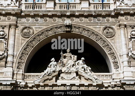 Oberster Kassationsgerichtshof Italiens (Corte di Cassazione), Justizpalast, Gerichtsgebäude. Renaissance, Barockstil. Rom, Italien, Europa, EU. Stockfoto