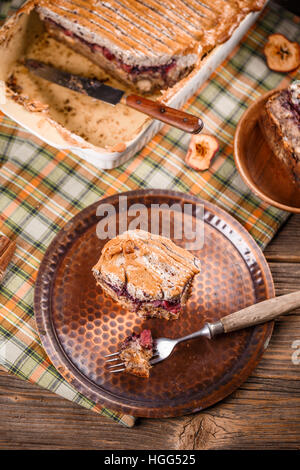 Süßes Brot-Pudding dessert Stockfoto