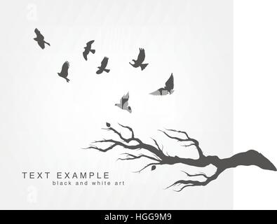 Herde des Vogelflugs Stock Vektor