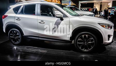 Detroit, USA. 9. Januar 2017. MAZDA blendet auf der North American International Auto Show 2017 in Detroit, MI. © über ZUMA ZUMA-Draht/Wire/Alamy Live News Stockfoto