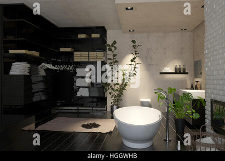 Grundriss mit gemauerten Kamin öffnen Stockfoto, Bild: 226704088 - Alamy