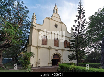 Kirche des Hl. Franziskus CSI in Fort Kochi, Cochin, Kerala, Indien Stockfoto