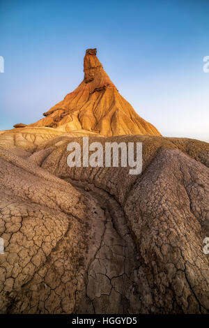 Castil de Tierra in Las Bardenas Stockfoto