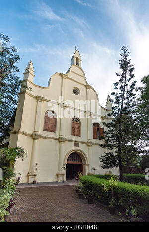 Kirche des Hl. Franziskus CSI in Fort Kochi, Cochin, Kerala, Indien Stockfoto