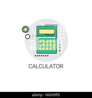 Accountant Finance Analyse Rechnersymbol Stock Vektor