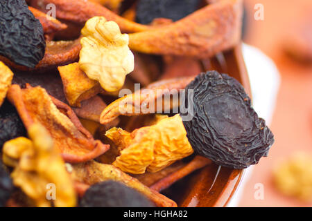 Getrocknete Früchte closeup Stockfoto