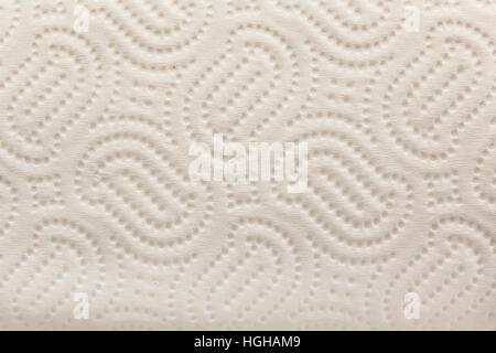 Küche Papier Handtuch Textur als Hintergrund. Stockfoto