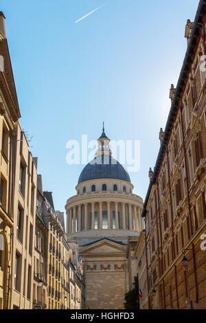 historische Pantheon im Stadtteil Quartier Latin in Paris, Frankreich Stockfoto