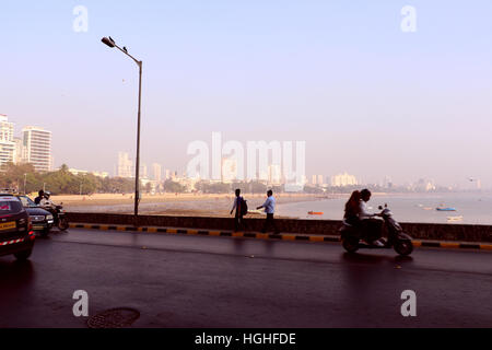 Girgaum Chowpatty Beach, Mumbai Stockfoto
