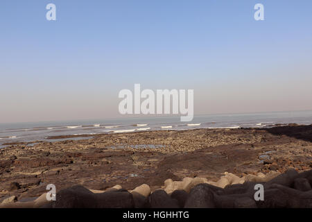 Worli Gesicht Meeresstrand in Süd-Mumbai Stockfoto