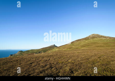 Yr eIFL.net (The Rivals) betrachtet vom Llyn Küstenweg auf Lleyn Halbinsel North Wales UK Stockfoto