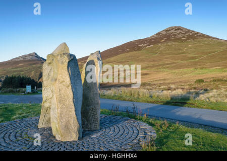 Yr eIFL.net (The Rivals) betrachtet vom Llyn Küstenweg auf Lleyn Halbinsel North Wales UK Stockfoto