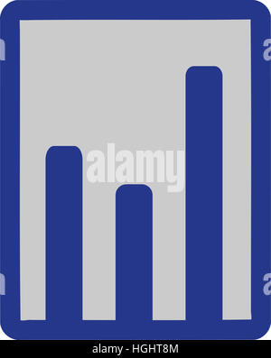 Diagramm-Symbol Stockfoto
