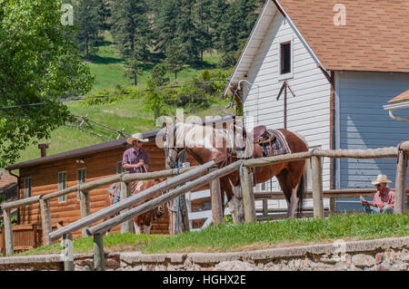 USA, Wyoming, Wolf, Eaton-Ranch Stockfoto