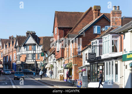 High Street, Lyndhurst, Hampshire, England, Vereinigtes Königreich Stockfoto